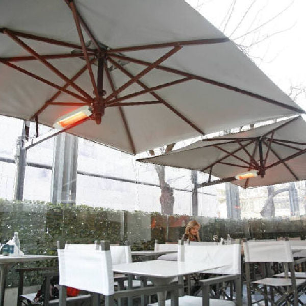 Infrared Heater | Outdoor | Electric | Heliosa 11 in cafe setting