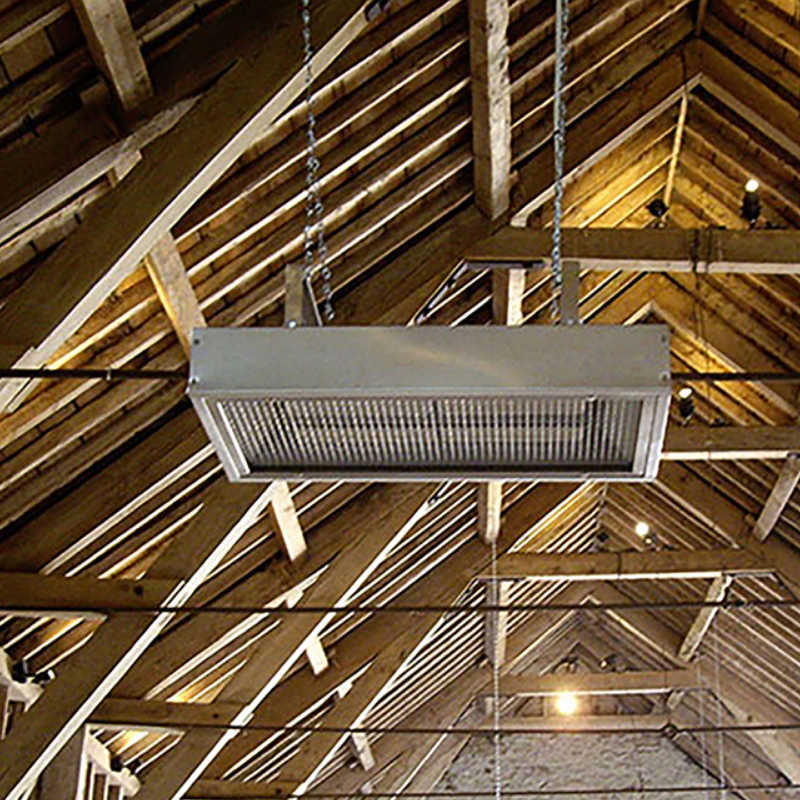 Infrared Heater | Electric | Industrial | Herschel IRP4 in indoor church space