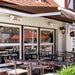 Infrared Heater | Outdoor | Electric | Heliosa 44 outsdie a cafe