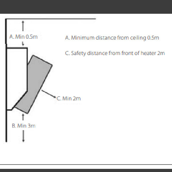 Infrared Heater | Electric | Industrial | Herschel Vulcan with some installation guides