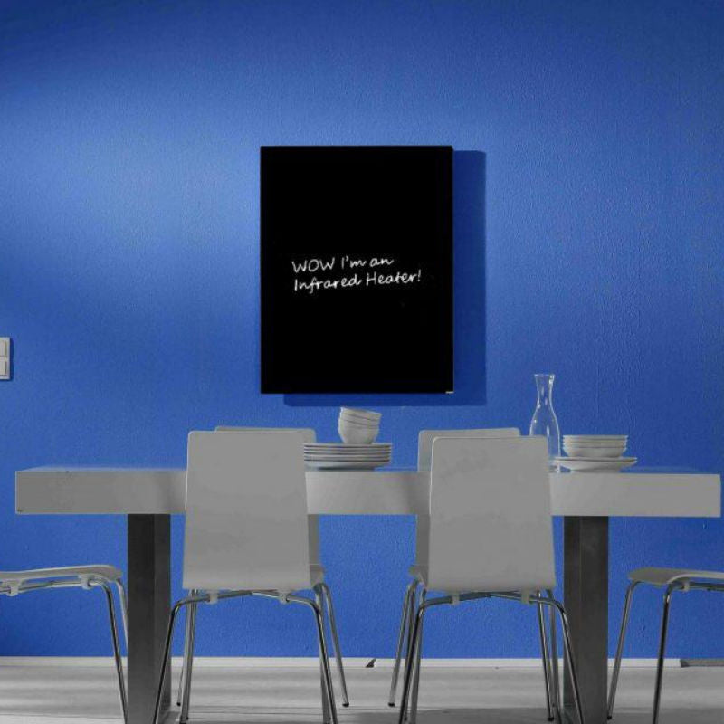 Infrared Heater | Electric | Herschel Inspire Blackboard on a wall