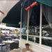 Infrared Heater | Outdoor | Electric | Herschel Manhattan in cafe outdoor area