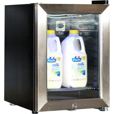Mini Bar Fridge | Coffee Machine Milk Storage 23 L showing 2 full milk cartons inside