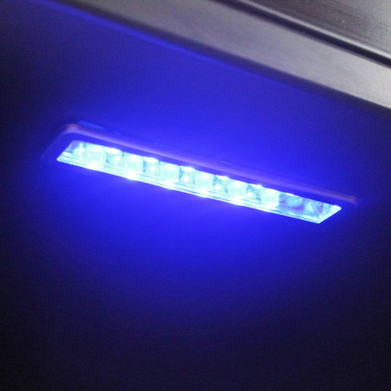 Mini Bar Fridge | Coffee Machine Milk Storage 23 L close up view of Blue LED light