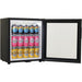 Mini Bar Fridge | Perfect For Accommodation Rooms door open and full of drinks