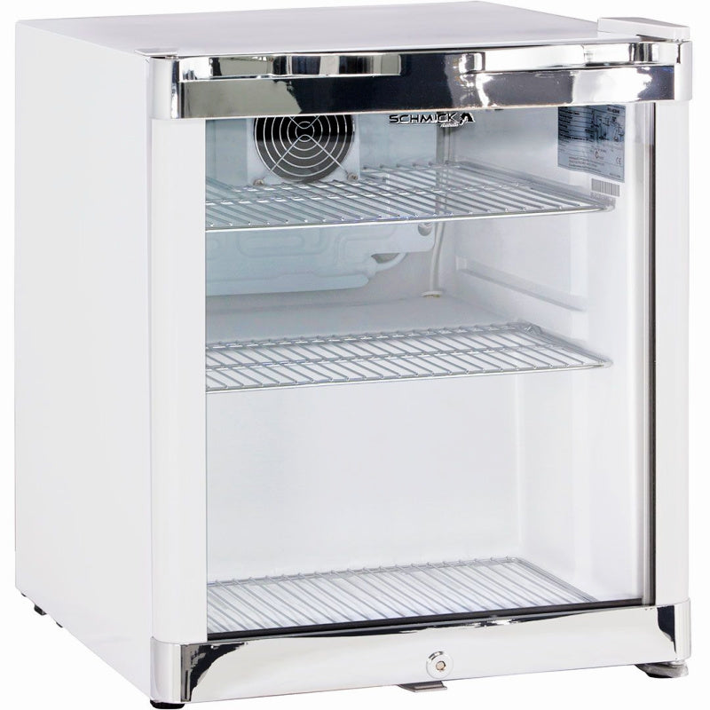 Mini Bar Fridge | Schmick Tropical 50 Litre in white and empty