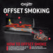 Texas Trio Char-Griller | Dual Fuel | BBQ and Smoker diagram showing how offset smoking works