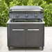 Outdoor Kitchen 90 Two Door for BBQ | Modular | Cozze close up with BBq on top