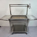Parrilla Argentine BBQ with Firebricks | 100% 304 Stainless | BBQ Rod Model with teh grill down