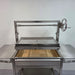 Parrilla Argentine BBQ with Firebricks | 100% 304 Stainless | BBQ Rod Model with the grill half way up