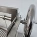 Parrilla Argentine BBQ with Firebricks | 100% 304 Stainless | South American Style Cooking showing a close up of the horizontal brake