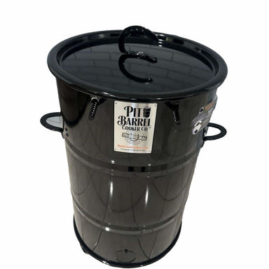 front view on white background of the Pit Barrel Cooker