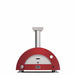 Hybrid Pizza Oven | Moderno 2 Pizze front view of red colour on white background