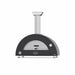 Pizza Oven | Alfa Brio Hybrid | Gas & Electric front close up view of black model