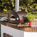 Pizza Oven | Alfa Nano | Wood or Gas front right view on bench outside