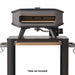 Gas Pizza Oven | 13 or 17 Inch | Cozze MK2 front view of 17 inch pizza oven sitting on table