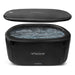 PolarTub 505 L Ice Bath & Cold‑Plunge | Tub & T2 Rapid‑Chiller sahowing the lid hovering over the top and unit full of water