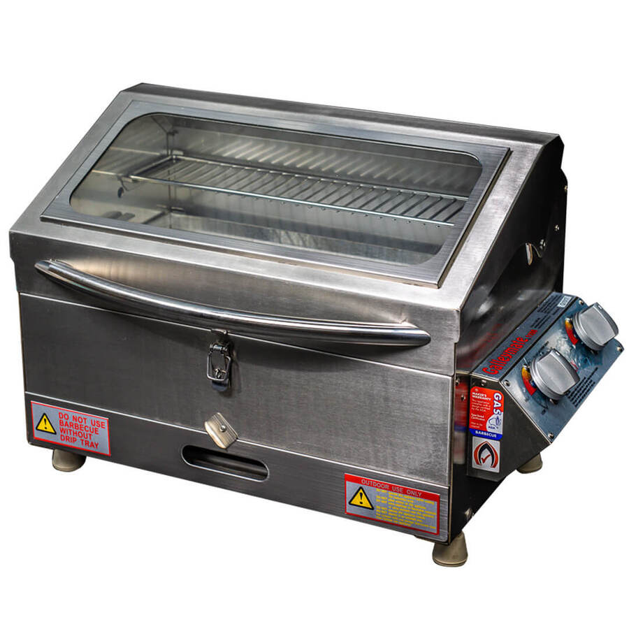 Portable BBQ | Marine | Boat | Galleymate 1100 close up lid closed