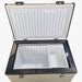 Portable Camping Fridge Freezer 60L top view and empty