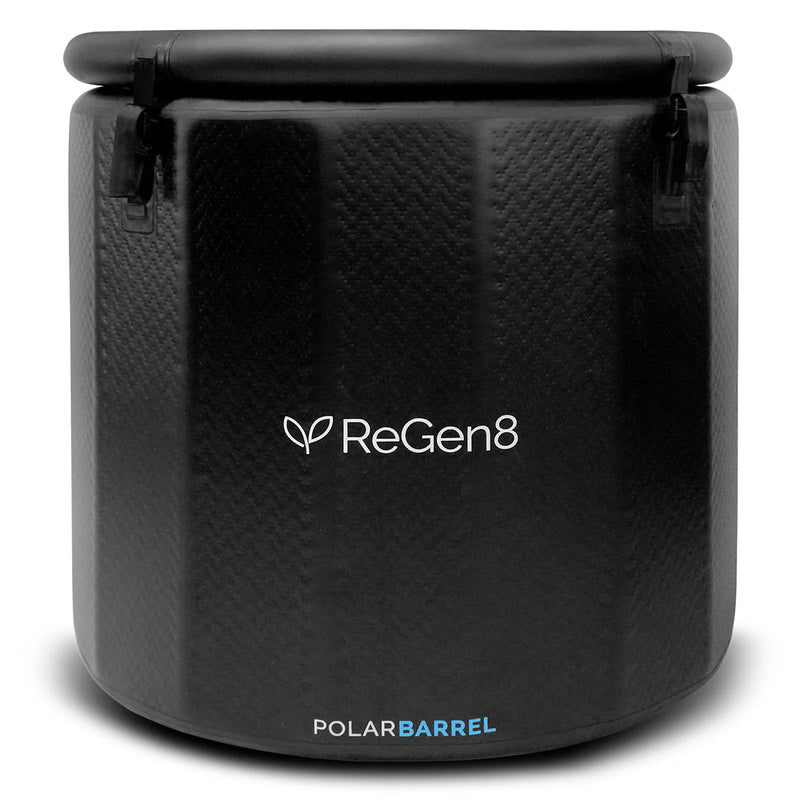 PolarBarrel Ice Bath & Cold‑Plunge | Tub, T1 Chiller, or T2 Chiller Bundle front view of the tub only