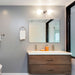 Infrared Heater | Electric | Indoor | Herschel XLS Mirror in bathroom with sink