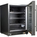 Single Door Freezer | Schmick BD113 front view with door open and empty 