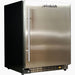Single Door Freezer | Schmick BD113 front view with door closed (stainless steel model)