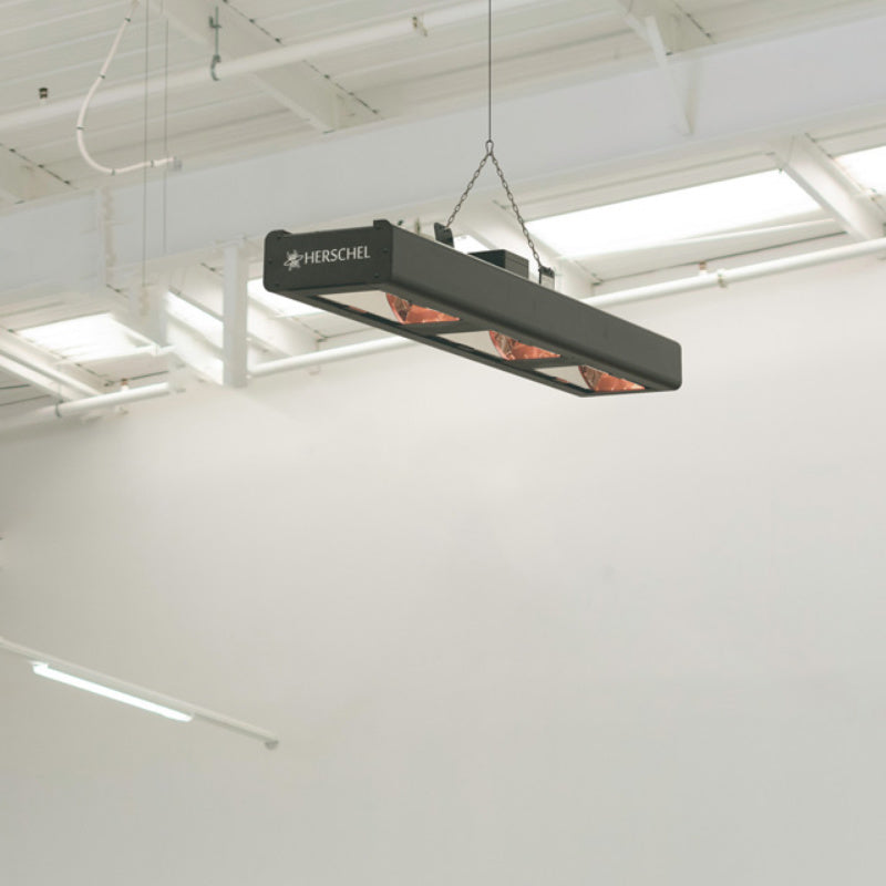 Infrared Heater | Electric | Industrial | Herschel Vulcan long model on roof