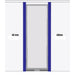 Wine Fridge | 405 Litre Upright showing the in built cavity clearances of 40mm on each side