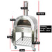 Wood Fired Pizza Oven For Hire | Large showing the dimensions