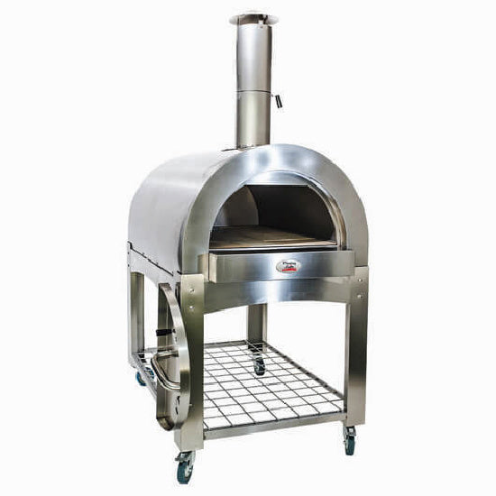 Wood Fired Pizza Oven For Hire | Large front view with door off
