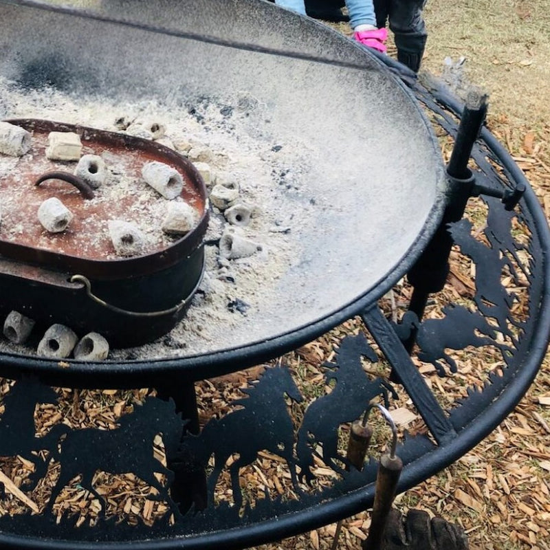 Rotisserie Attachment For BBQ Fire Pit & Teppanyaki fire Pit