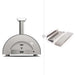 Hybrid Pizza Oven | Alfa Forni Classico 2 Pizze | Wood & Gas showing the unit with its hybrid kit