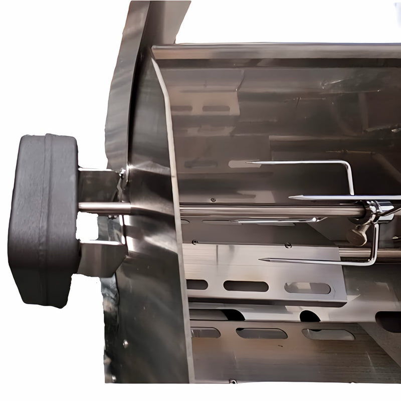 Rotisserie Spit Kit | Galleymate 1100 | 1500 | 2000 shows a close up of the motor and bracket for the spit