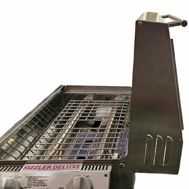 Cooking Rack | Sizzler Deluxe | Galleymate 1100 side view with the rack inside