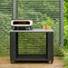 Outdoor Kitchen 115 Open  – Stainless 115×60 Top | Modular | Cozze witha  pizza oven on it in an outdoor area