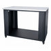 Outdoor Kitchen 115 Open  – Stainless 115×60 Top | Modular | Cozze showing the unit from the side