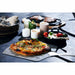 Gas Pizza Oven | Rotating Stone | 13 or 17 Inch | Cozze showing a cooked pizza