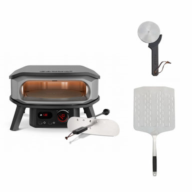 Cozze 13" Rotating ELECTRIC Pizza Oven Bundles | Choose From 5 Different Packs showing the basic pack