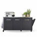 1800 mm Three Door Outdoor Kitchen | Modular | Cozze with pizza oven on top