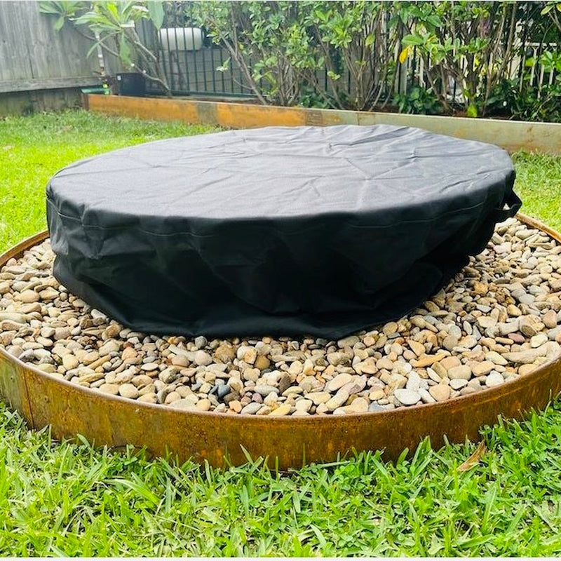 BBQ Fire Pit Waterproof Covers | 80, 100, 90 and 120 cm covering a 1200 on grass