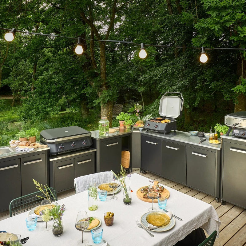 Premium Corner Unit | Outdoor Kitchen | Modular | Cozze showing a complete outdoor modular design