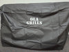Built-In Parrilla Argentine BBQ Topper | 100% 304 Stainless | V-Grate Model close up of the optional fitted cover