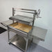 Parrilla Argentine BBQ with Firebricks | 100% 304 Stainless | South American Style Cooking front view with the grill up