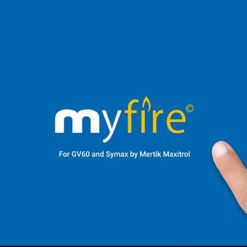 Wi-Fi Module for PlanikaFire Pits | Mertik Wi-Fi Box showing the myfire sign
