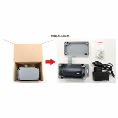 Wi-Fi Module for PlanikaFire Pits | Mertik Wi-Fi Box showing the unit in its box