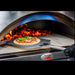 Marine Grade Pizza Oven | 316 SS | Wood Fired with pizza on a pizza peel