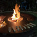 Removable Teppanyaki BBQ Grill Plate | 85 cm & 105 cm with fire in it cooking