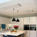 Infrared Heater | Electric | Indoor | Herschel XLS Panel on ceiling in kitchen area