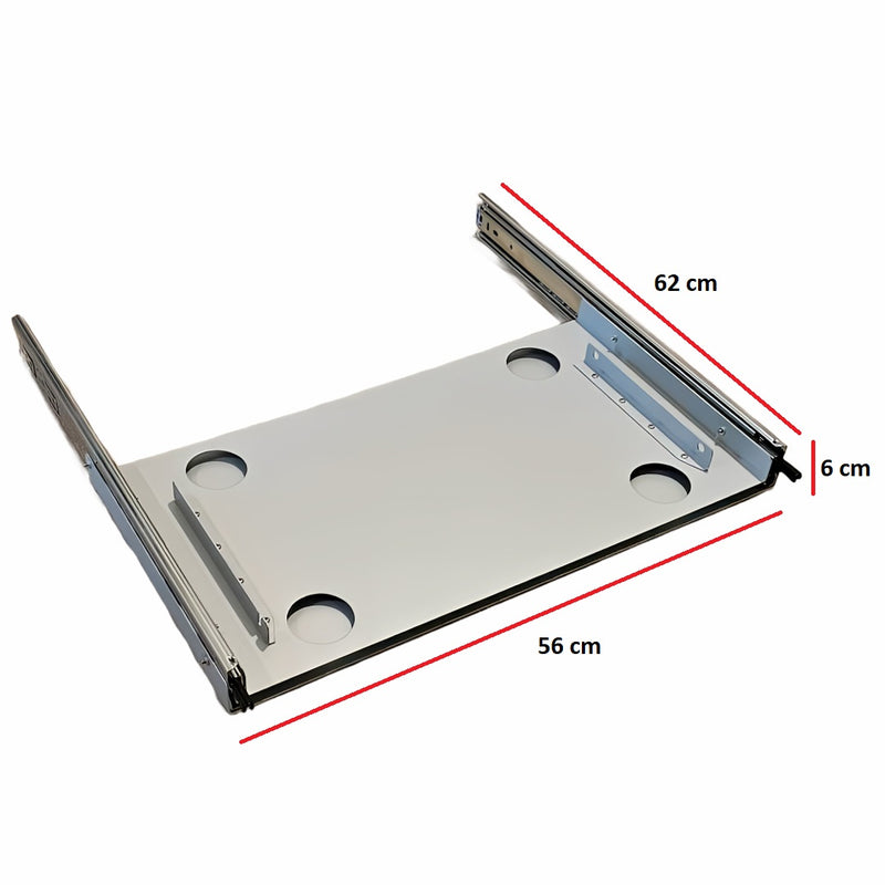 Sizzler BBQ Slides for Caravan's & RV's | Swivel or Straight showing the sizzler max dimensions